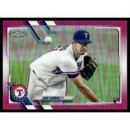 2021 Topps Chrome Magenta Refractors #187 Dane Dunning