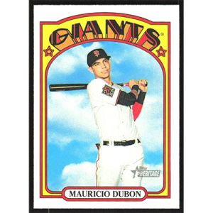 2021 Topps Heritage #343 Mauricio Dubon