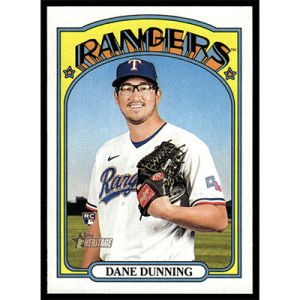 2021 Topps Heritage #651 Dane Dunning