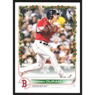 2022 Topps Holiday Photo Variation #HW101 Jarren Duran