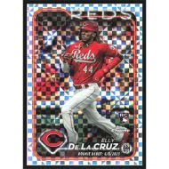 2024 Topps Chrome Update X-Fractors #USC150 Elly De La Cruz Rookie Debut