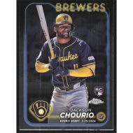 2024 Topps Chrome Update #USC30 Jackson Chourio Rookie Debut