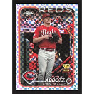 2024 Topps Chrome Update X-Fractors #USC34 Andrew Abbott Rookie Debut