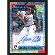 2025 Topps '90 Silver Pack Chrome Autographs #90CA-NAJ Nacho Alvarez Jr. Autographed