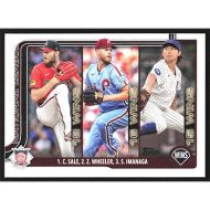 2025 Topps #234 C. Sale/Z. Wheeler/S. Imanaga League Leaders