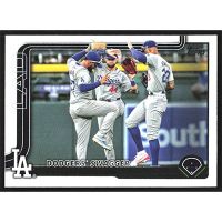 2025 Topps #255 Andy Pages Team Celebration Checklist