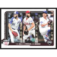 2025 Topps #272 C. Sale/Z. Wheeler/S. Imanaga League Leaders