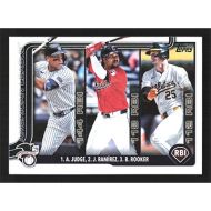 2025 Topps #29 A. Judge/J. Ramirez/B. Rooker League Leaders