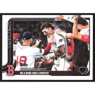 2025 Topps #312 Jarren Duran Team Celebration Checklist