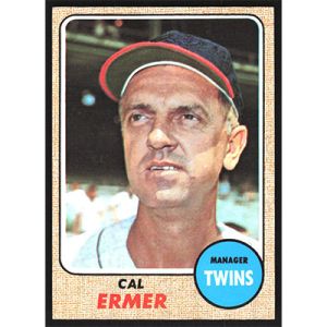 1968 Topps #206 Cal Ermer