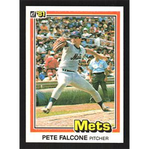 1981 Donruss #395 Pete Falcone