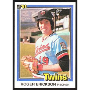 1981 Donruss #549 Roger Erickson
