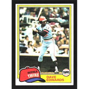 1981 Topps #386 Dave Edwards