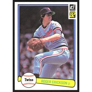 1982 Donruss #303 Roger Erickson
