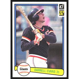 1982 Donruss #398 Darrell Evans