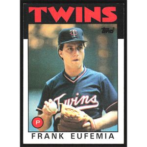 1986 Topps #236 Frank Eufemia