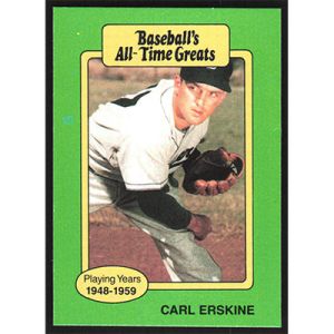 1987 Hygrade All-Time Greats #NNO Carl Erskine
