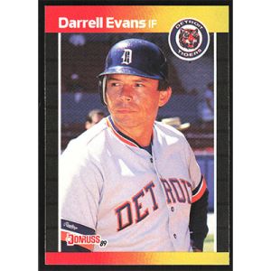 1989 Donruss #533 Darrell Evans