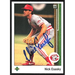1989 Upper Deck #299 Nick Esasky Autographed