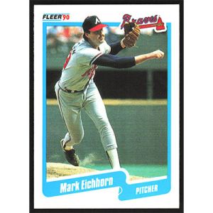 1990 Fleer #580 Mark Eichhorn