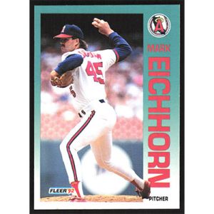 1992 Fleer #55 Mark Eichhorn