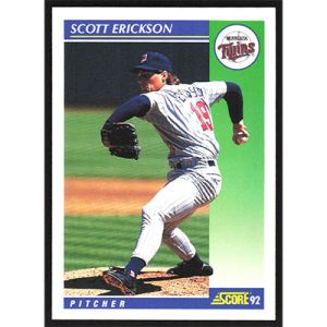 1992 Score #60 Scott Erickson