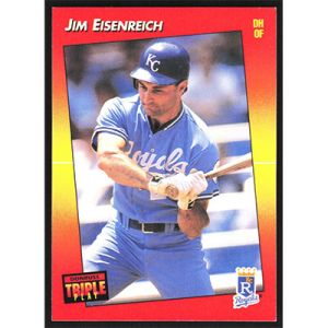 1992 Triple Play #140 Jim Eisenreich