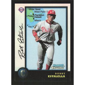 1998 Bowman Chrome International Refractors #88 Bobby Estalella