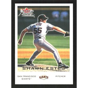 2001 Fleer Focus #92 Shawn Estes
