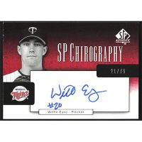 2004 SP Authentic Chirography #CA-WE Willie Eyre Autographed