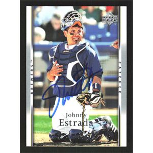 2007 Upper Deck #791 Johnny Estrada Autographed