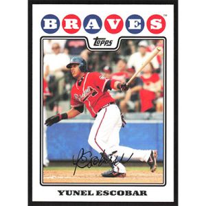 2008 Topps #185 Yunel Escobar