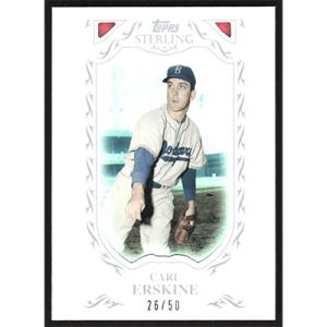 2009 Topps Sterling Framed White #118 Carl Erskine
