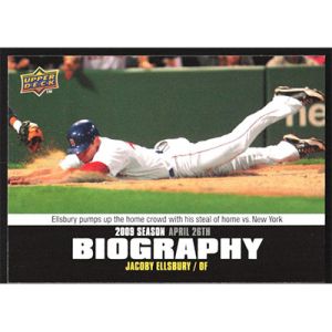 2010 Upper Deck Season Biography #SB-24 Jacoby Ellsbury
