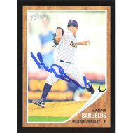 2011 Topps Heritage Minors #4 Manny Banuelos Autographed