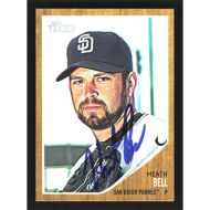 2011 Topps Heritage #189 Heath Bell Autographed