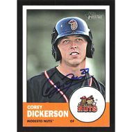 2012 Topps Heritage Minors #69 Corey Dickerson Autographed