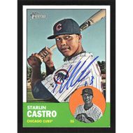 2012 Topps Heritage #193 Starlin Castro Autographed
