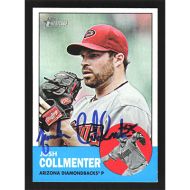 2012 Topps Heritage #34 Josh Collmenter Autographed