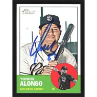2012 Topps Heritage #37 Yonder Alonso Autographed