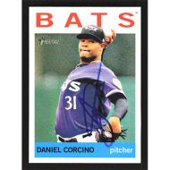 2013 Topps Heritage Minors #61 Daniel Corcino Autographed