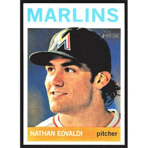 2013 Topps Heritage #254 Nathan Eovaldi