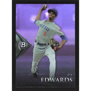 2014 Bowman Platinum Chrome Prospects Purple Refractors #BPCP72 C.J. Edwards