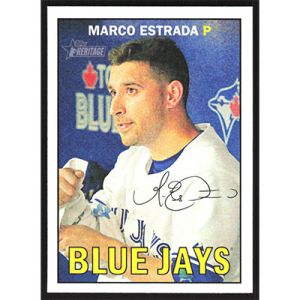 2016 Topps Heritage #245 Marco Estrada
