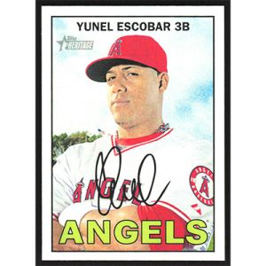 2016 Topps Heritage #306 Yunel Escobar