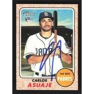 2017 Topps Heritage #520 Carlos Asuaje Autographed