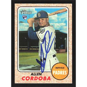 2017 Topps Heritage #569 Allen Cordoba Autographed