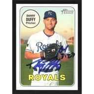 2018 Topps Heritage #142 Danny Duffy Autographed