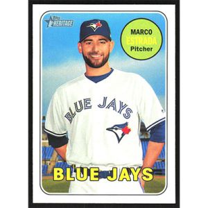 2018 Topps Heritage #393 Marco Estrada