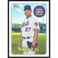 2018 Topps Heritage #494 Jeurys Familia SP